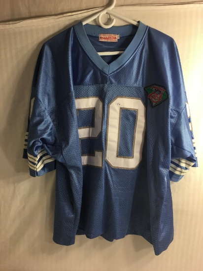 Collector NFL Used Mitchell & Ness Throwback NFL Barry Sanders Detroit Lions 1994 Sz:54