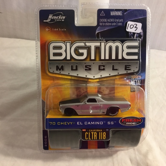 Collector NIP Hot Wheels Jada Toys Bigtime Muscle 1:64 Scale '70 Chevy El camino SS Car