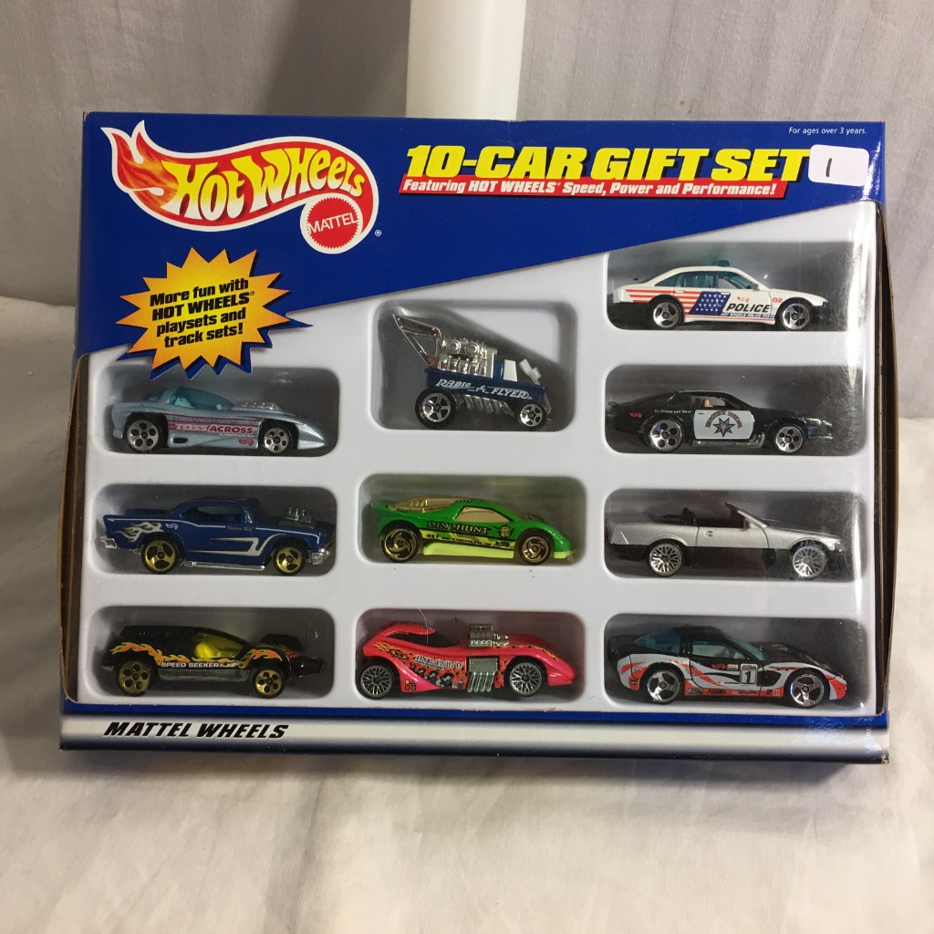 hot wheels 10 car set