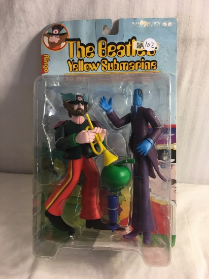 Collector NIP McFarlane Toys The Beatles Yellow Submarine 8"tall action Figure "Ringo W/Apple Bonker