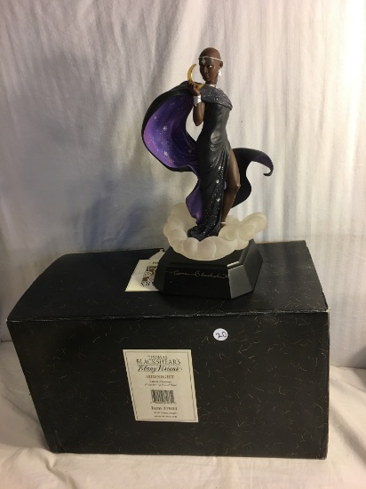 Collector Thomas Blackshear's Ebony Visions "Midnight" Limited Edt. Figurine on Wood Base 17.5"x10.