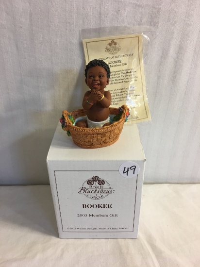 Collector Thomas BlackShear's Circle "Bookee 2003 Members Gift " 4.1/2"Tall Box Size