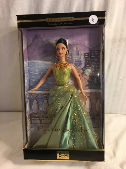 Collector NIB Barbie Mattel Edition The Style Set Exotic Beauty Barbie Doll 13"Tall Box Size
