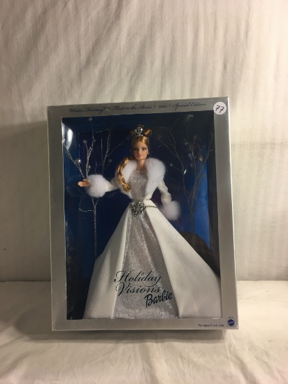 Collector NIB Barbie Mattel Edition Holiday Visions Barbie Mattel B2519 14"Tall Box Size