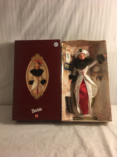 Collector NIB Barbie Mattel Edition Hallmark Soecial Edition Holiday Memories Barbie Doll 13"Tall Bo