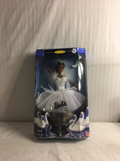 Collector NIB Barbie Mattel Edition Swan Lake Ballet African American Doll 13"tall Box has Minor Dam