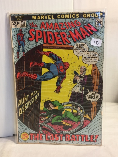 Collector Vintage Marvel Comics The Amazing Spider-man Comic Book No.115