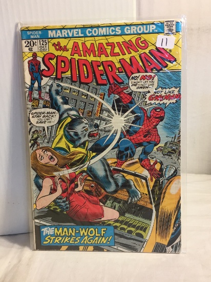 Collector Vintage Marvel Comics The Amazing Spider-man Comic Book No.125