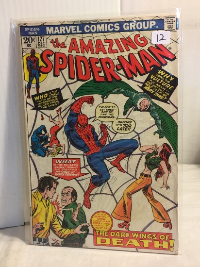 Collector Vintage Marvel Comics The Amazing Spider-man Comic Book No.127