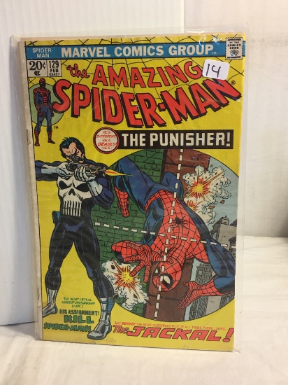 Collector Vintage Marvel Comics The Amazing Spider-man Comic Book No.129