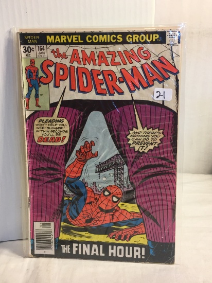 Collector Vintage Marvel Comics The Amazing Spider-man Comic Book No.164