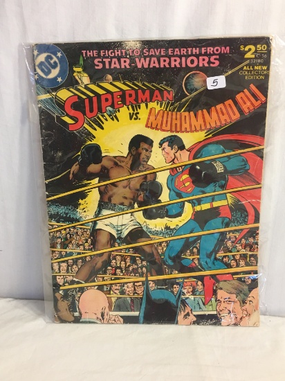 Collector Vintage DC, Star-Warriors Superman VS. Muhamad Ali Comic Magazine