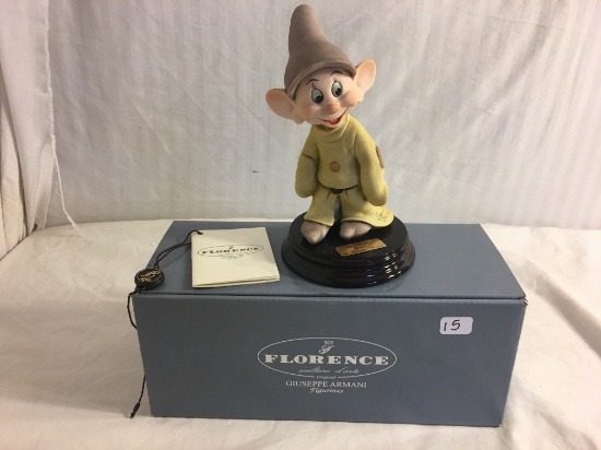 Collector RARE Florence 1973 Cucciolo- Walt Disney "Dopey" Figurine Made in Italy 9.5x4"Box Size