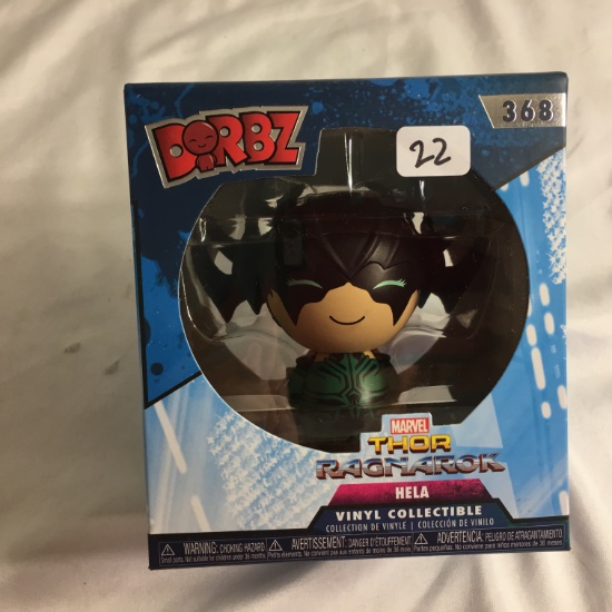 NIB DORBZ Funko Marvel Thor Ragnarok "Hela #368" Vinyl Collectible Figure 3-4"Tall