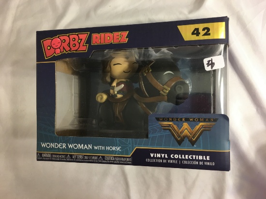 NIB DORBZ RIDEZ Funko #42 Wonder Woman With Horse Vinyl Figure 8.5x6.5" Box Size