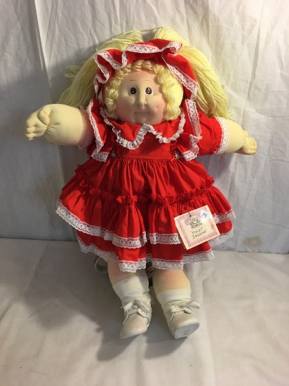 Collector Loose Vintage 1985 Original Cabbage Patch Kids Doll Violet Imogine Doll Size:23"Tall