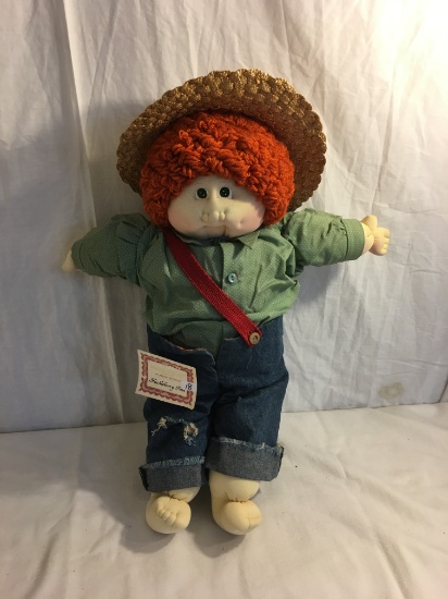 Collector Loose Vtg 1986 Original Cabbage Patch Kids Mark Twain Edt. Huckleberry Finn 22.5"