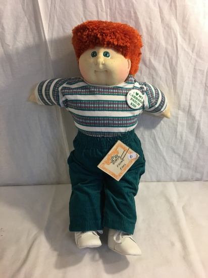 Collector Loose Vintage 1987 Original Cabbage patch Kids "Frank Earl" Doll Size:23"tall