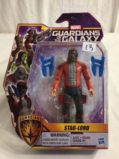 Collector NIP Hasbro Marvel Guardians Of The Galaxy Star-Lord 5-6"tall Action Figure