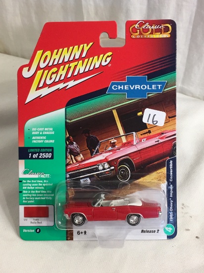 NIP Johnny Lightning 1:64 Scale DieCast Metal Car 1965 Chevy ImpalaConvertible Release 2