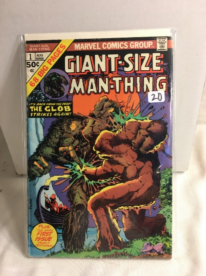 Collector Vintage Marvel Comics Giant-Size Man-Thing No.1 Comic Book