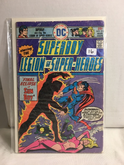 Collector Vintage DC, Superboy Starring Legion Of Super-Heroes Comic Book No.215