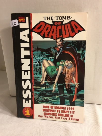 Collector Marvel Comics Essential The Tomb Of Dracula Volume One Book