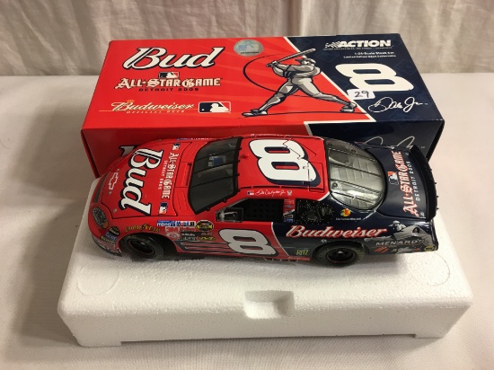 Action 2005 MC Chrome Earnhardt Jr. #8 Budweiser/MLB All-Star Game 1:24 Scale Stock Car #110459