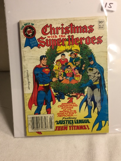 Collector Vintage 1982 DC Blue Ribbon Digest Christmas With The Super-Heroes No.22