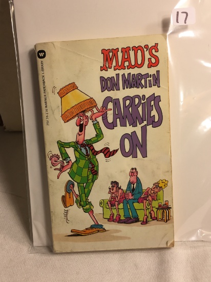 Collector Vintage 1973 Mad's Don Martin Carries On Book
