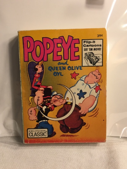 Collector Vinatge 1973 Popeye and Queen Olive Oyl A Big Little Book Classic