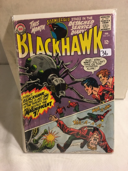 Collector Vintage DC, Superman National Comics BlackHawk Comic Book No.217