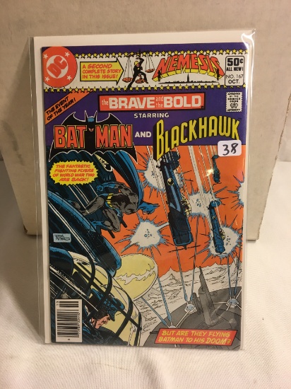 Vintage DC Comics the Brave and the Bold Starring Batman and Blackhawk Comic No.167