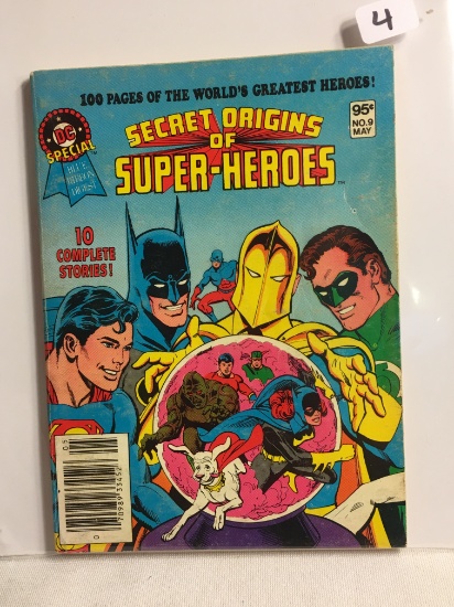 Collector Vintage 1981 DC Special Blue Ribbon Digest Secret Origins Of Super-Heroes No.9