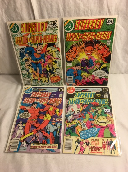 Lot of 4 Pcs. Vintage DC, Superboy and the Legions Of Super-Heroes No.247.248.249.250.