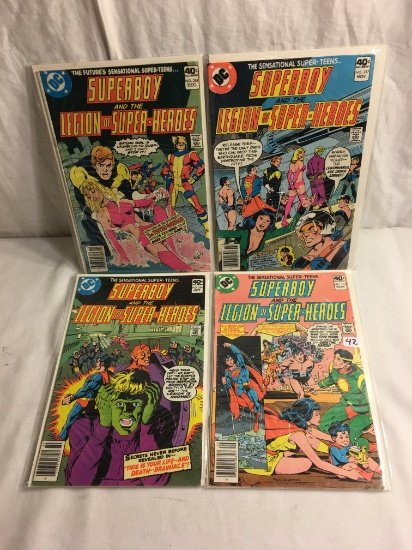 Lot of 4 Pcs. Vintage DC, Superboy and the Legions Of Super-Heroes No.255.256.257.258.