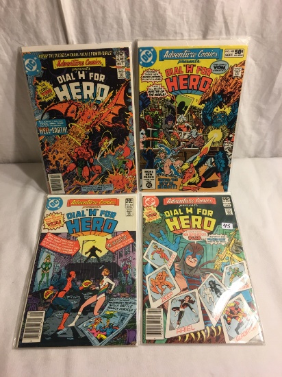 Lot of 4 Pcs. Vinatge DC Adventure Comics Presents Dial "H" For Hero No.483.484.485.486.