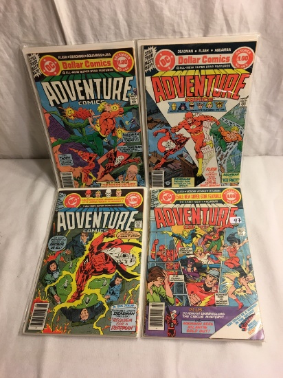 Lot of 4 Pcs Vintage Dc Comics Adventire Comics No.461.464.465.466. Comic Books