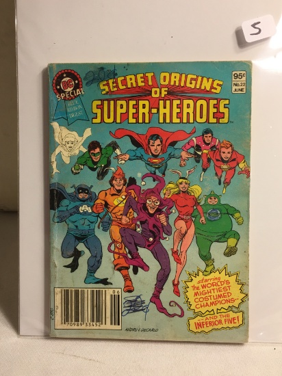 Collector Vintage 1982 DC Special Blue Ribbon Digest Secret Origins Of Super-Heroes No.22