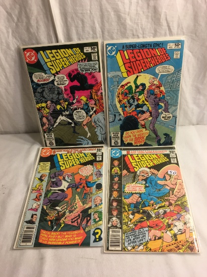 Lot of 4 Pcs Collector Vinatge DC, Comics The Legion Of The Super-Heries No.268.269.270.271.
