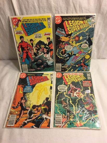 Lot of 4 Pcs Collector Vinatge DC, Comics The Legion Of The Super-Heries No.276.277.278.279.