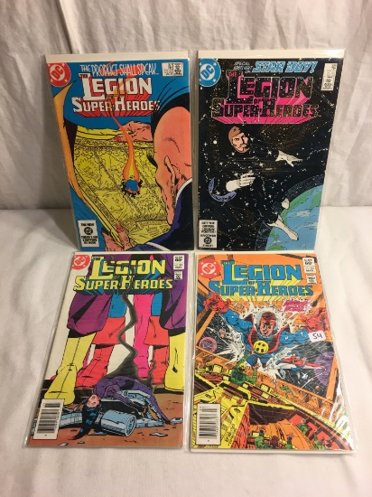 Lot of 4 Pcs Collector Vinatge DC, Comics The Legion Of The Super-Heries No.285.305.306.307.