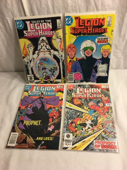 Lot of 4 Pcs Collector Vinatge DC, Comics The Legion Of The Super-Heries No.308.309.312.314.