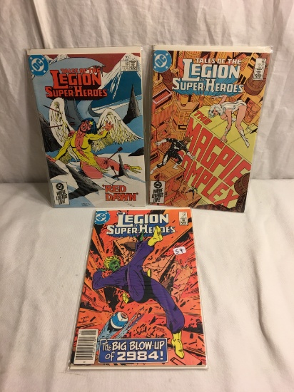Lot of 3 Pcs Collector Vinatge DC, Comics The Legion Of The Super-Heries No.311.320.321.
