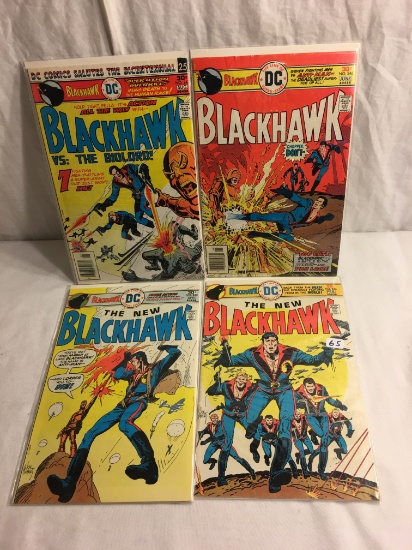 Lot of 4 Pcs Collector Vintage DC, The New Blackhawk Comic Books No.244.245.246.247.