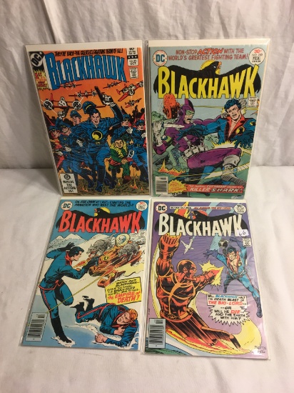 Lot of 4 Pcs Collector Vintage DC, The New Blackhawk Comic Books No.248.249.250.251.