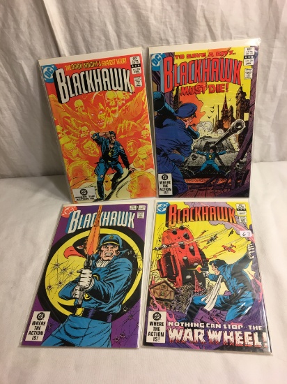 Lot of 4 Pcs Collector Vintage DC, The New Blackhawk Comic Books No.252.253.254.255.