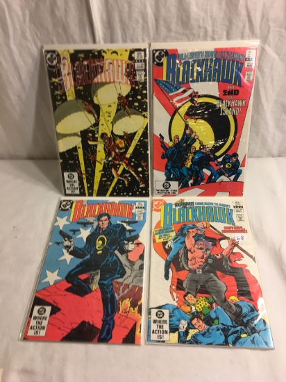 Lot of 4 Pcs Collector Vintage DC, The New Blackhawk Comic Books No.256.257.258.259.