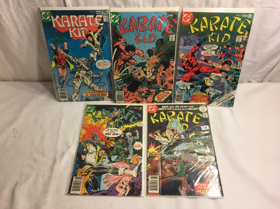 Lot of 5 Pcs Collector Vintage DC, Comics Karate Kid Comic Books No.8.9.10.11.14.