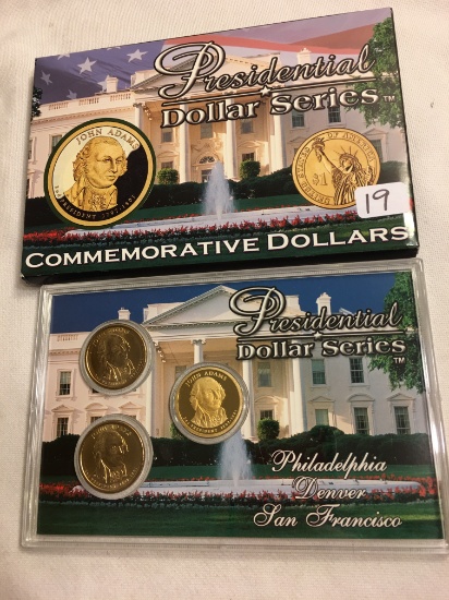 Collector Presidential Dollars Series Commemorative Dollars Coin Set